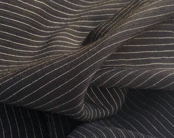 Striped Cotton Lyocell Fabric