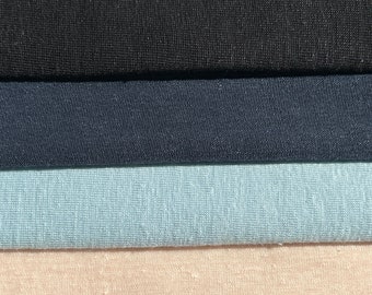 100% linnen jersey gebreide 8 oz pure gebreide stof op maat gesneden