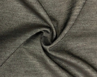 58" Cotton Chambray Denim Charcoal Gray Black Apparel &  Woven Fabric By the Yard