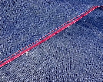Premium Raw Japanese Selvedge Denim | 300 GSM Medium Weight | By The Yard | 32"-40" Wide