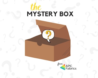 Fabric Mystery Box by APC Fabrics! Six (1 yard piece) of assorted woven & knits fabrics