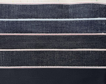Premium Japanese Selvedge Denim, 14 oz | Slub, Nep, Double Black & More | By The Yard | 32"-40" Wide