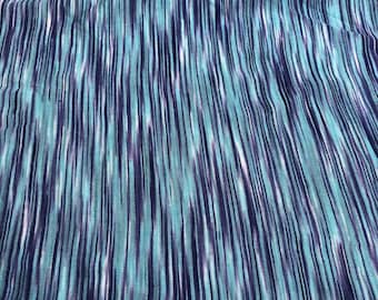 66" 100% Bamboo Blue & Purple Space Dyed Knit Fabric By the Yard