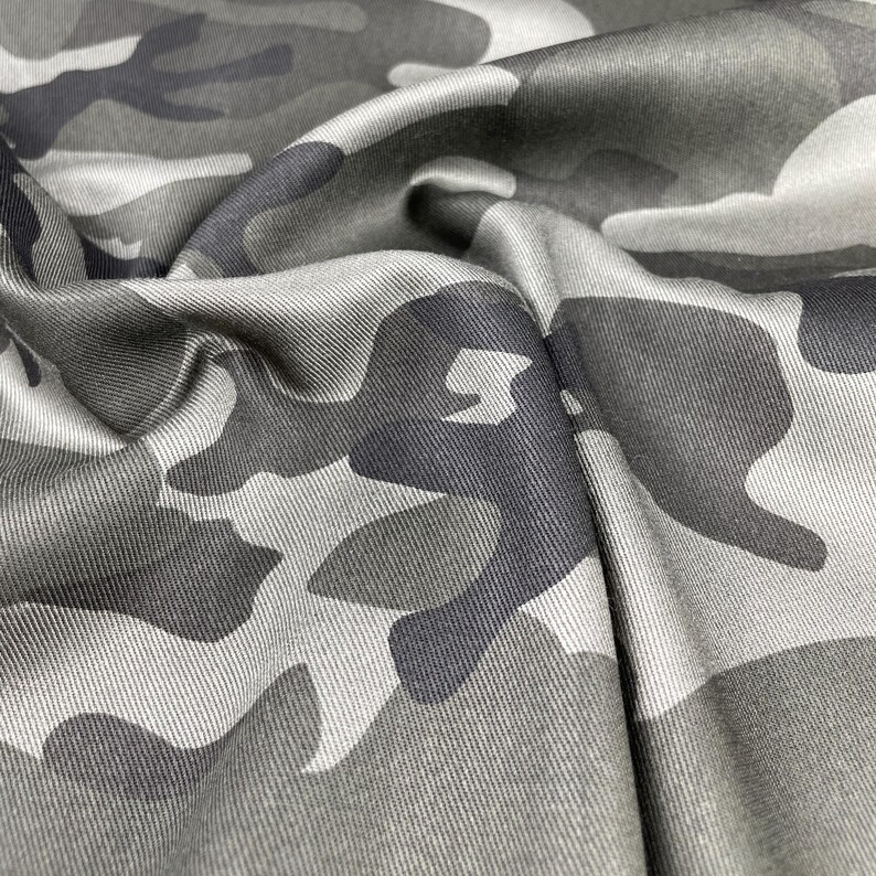 Tencel Twill Camo Fabric by the Yard | Eco-Friendly, Soft, and Lightweight Material for Apparel & DIY Projects image 1