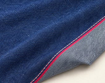 Premium Raw Japanese Selvedge Denim | 216 GSM Lightweight | By The Yard | 32"-40" Wide