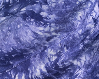 60” Bamboo 4-Way Stretch with Spandex Dark Purple Tie Dye Tie Dyed Apparel Jersey Knit Fabric By the Yard