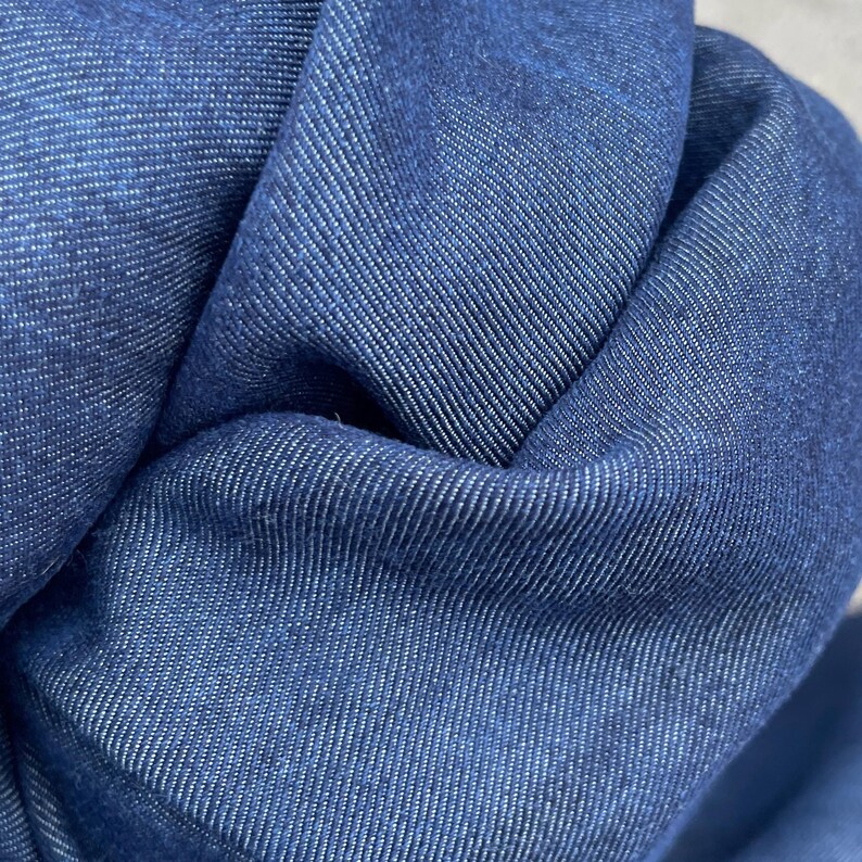 Japansk Tencel-denim - mjukt, andningsbart lyocelltyg, metervara bild 5