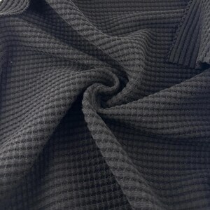 Super Heavyweight Cotton Tencel Premium Waffle Thermal Fabric - 675 GSM, 33 oz, By The Yard image 2