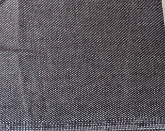 Cotton Denim Fabric, Brown, 400 GSM Mid Weight Denim, Premium Apparel Fabric, Sold by the Yard