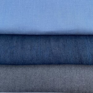 Japansk Tencel-denim - mjukt, andningsbart lyocelltyg, metervara bild 2