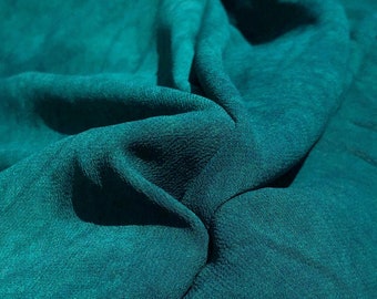 40" Marine Green 100% Tencel Lyocell Cupro Georgette 4.5 OZ Light Woven Fabric By the Yard