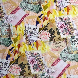 Japanese Pattern Linen Voile, Lightweight