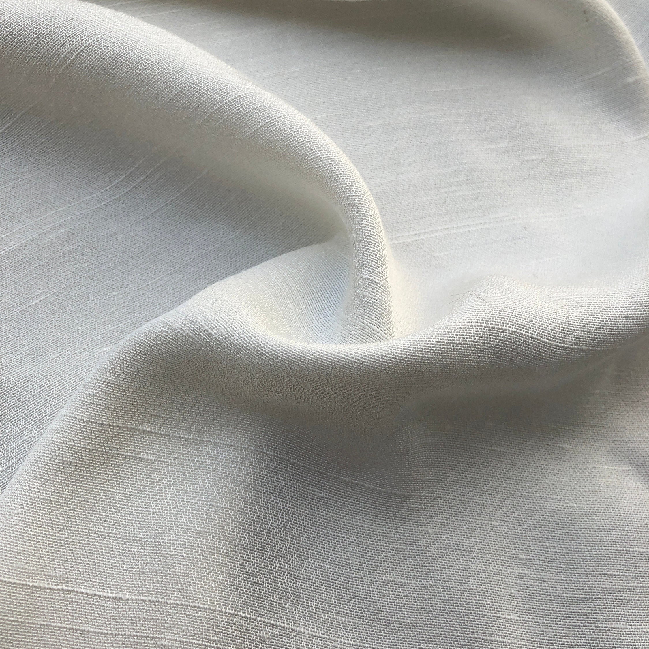 58 Tencel Lyocell Rayon Zebra PFD White Woven Fabric By the Yard