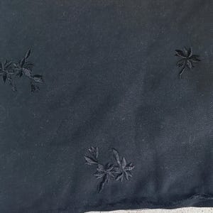 Leaf Embroidery Tencel Woven Fabric | By the Yard image 2