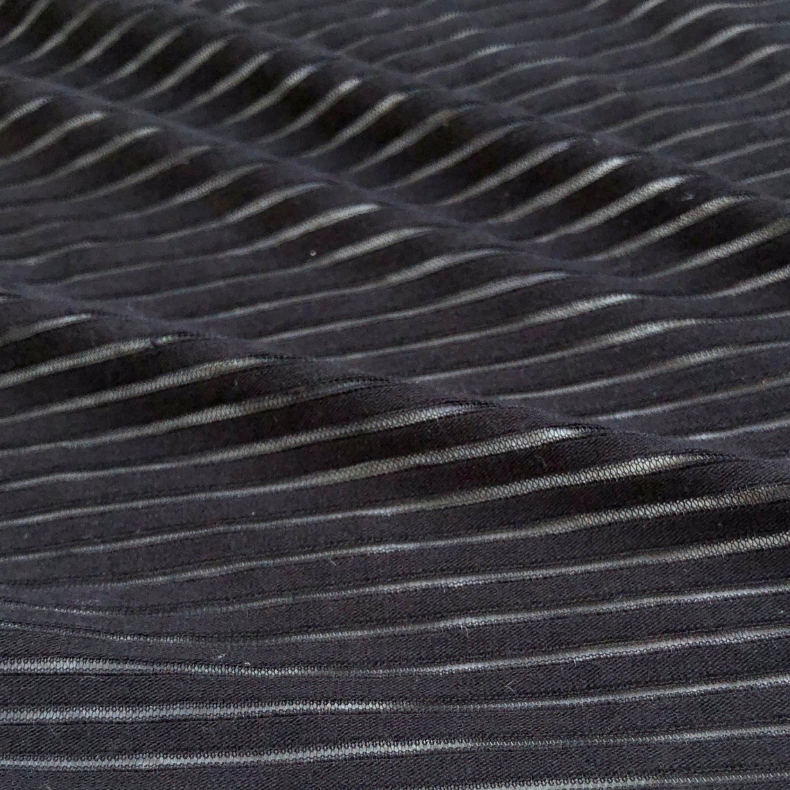 60 Modal & Spandex Lycra Stretch Black Striped Knit | Etsy