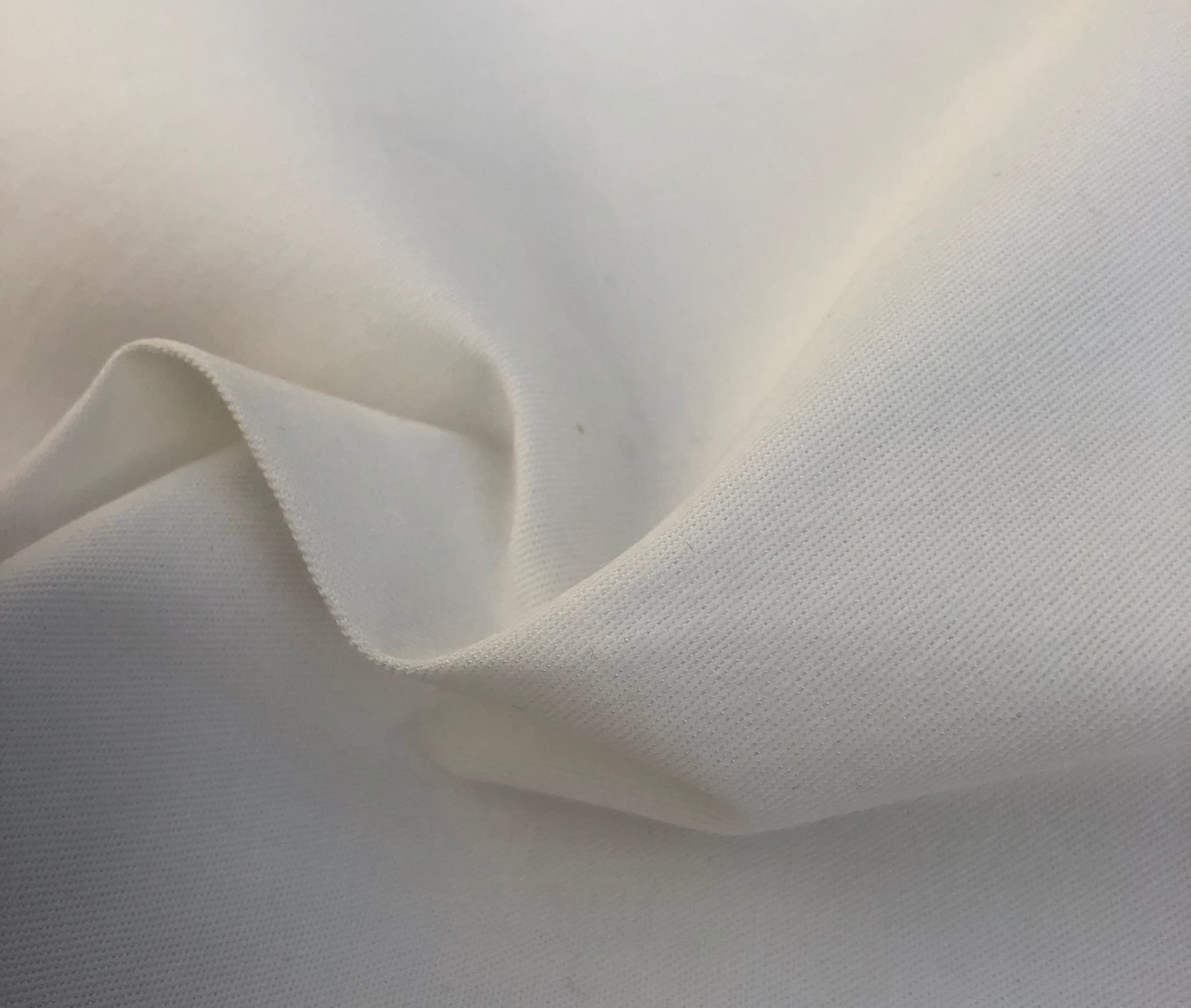 58 White 100% Supima Cotton Voile Sheer & Light Woven Fabric By