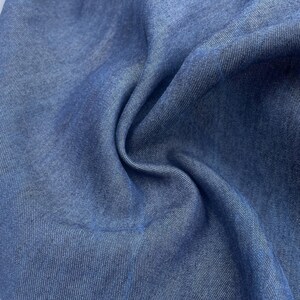 Japansk Tencel-denim - mjukt, andningsbart lyocelltyg, metervara bild 4