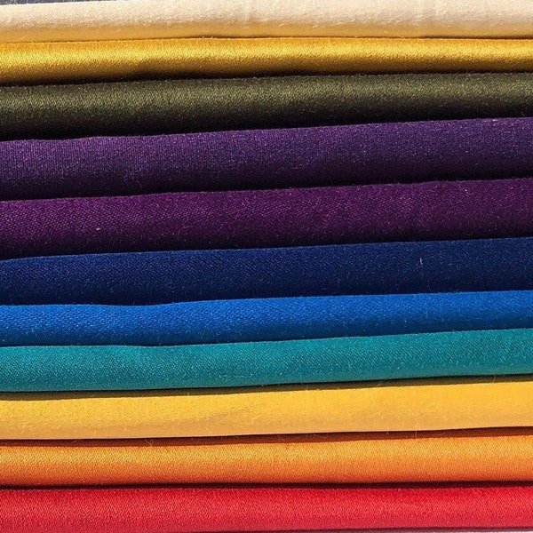 58" Cotton Rayon Dull Satin 5 OZ Light Apparel &  Woven Fabric By the Yard