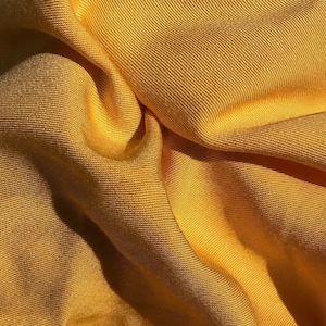 60&quot; Butter Yellow 100% Lyocell Tencel Gabardine Twill Eco Friendly Medium Weight Apparel Woven Fabric By The Yard