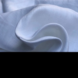 Optic White Linen Fabric, Light-Medium Weight 6 OZ - 58" Wide image 4