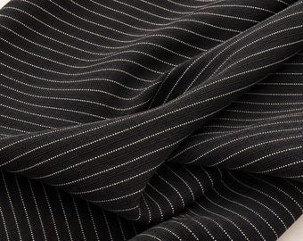 Striped Cotton Lyocell Fabric