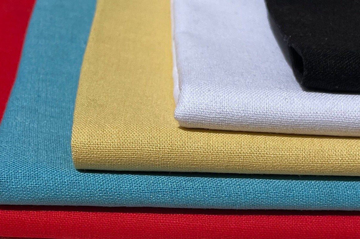 54 Linen & Cotton Lithuanian European Woven Fabric By the Yard