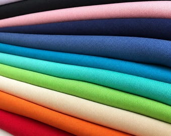 100% Tencel Lyocell Gabardine Twill Medium Weight 60" Woven Fabric By the Yard