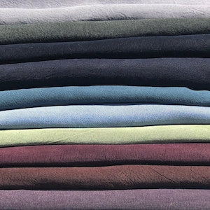 60&quot; 100% Tencel Lyocell Gabardine Twill Enzyme Washed Medium Weight Woven Fabric By the Yard