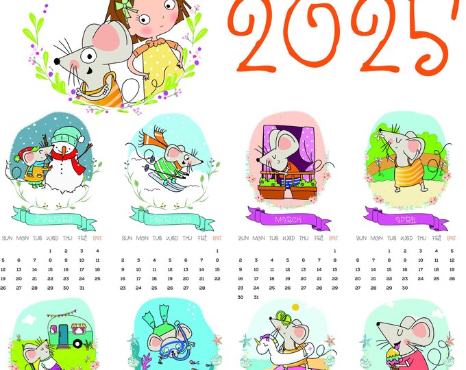2025 Printable Calendar Printable Monthly Calendar A4 Printable