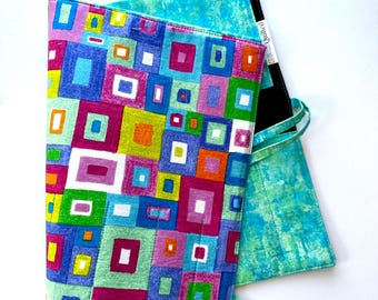 Brush Roll for Artist Travel Storage Keiko Goke Squares Print