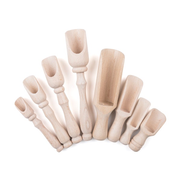 Montessori Wooden Scoop Set