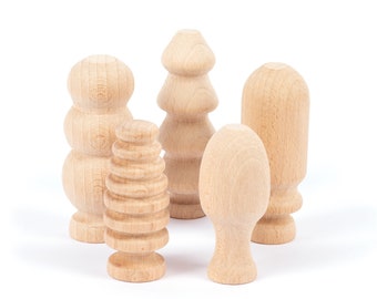 Wooden Forest Tree Set