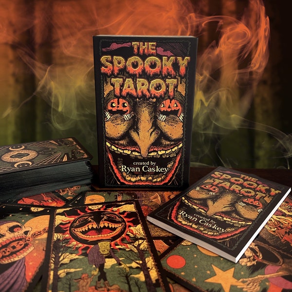 The Spooky Tarot - A Fully Illustrated 78-Card Tarot Deck