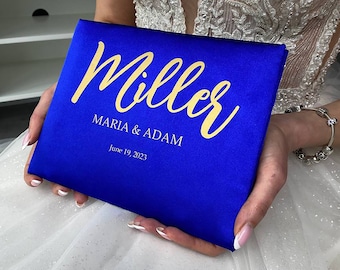 Wedding guest book Royal blue wedding, Personalized, Custom wedding guest book, Personalized guest book for wedding Royal blue, Guest book