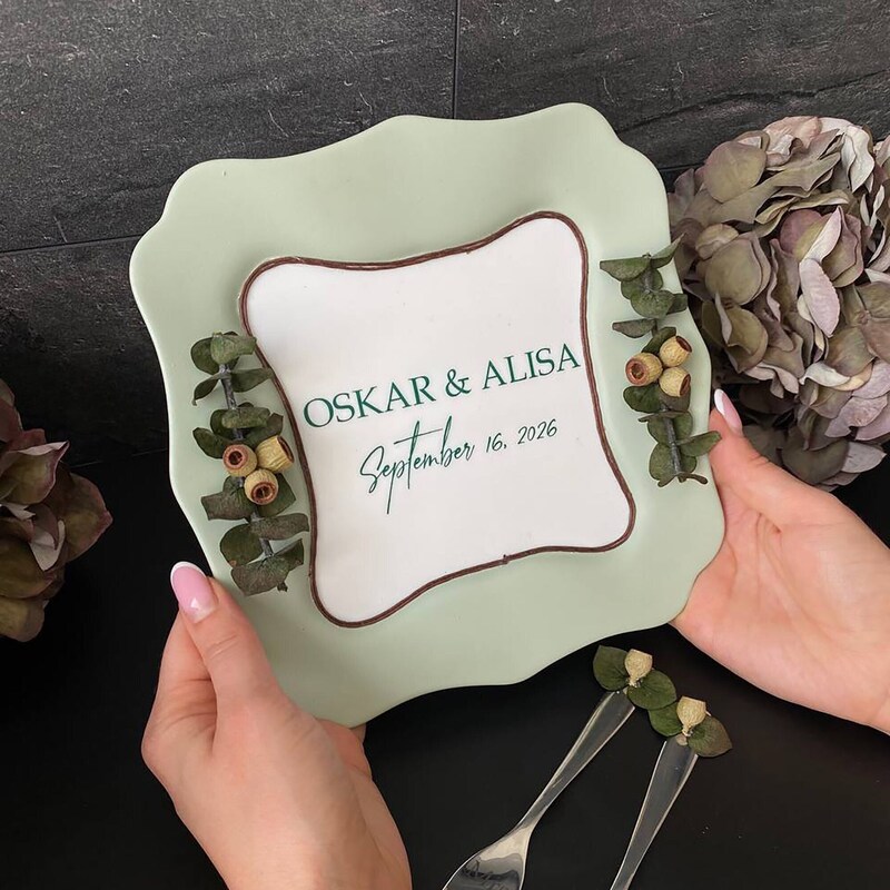 Wedding Cake Plate - Etsy