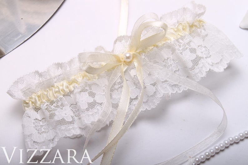Garter belt wedding set belt lingerie bridal garter Gold lace Etsy