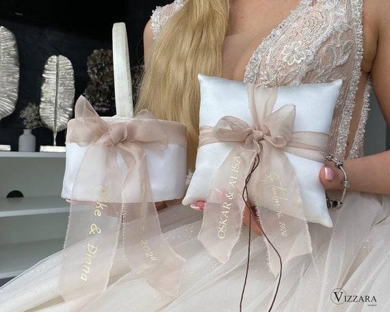 Sash Flower Girl Gifts Under 10 Ring Bearer Pillow And Flower Girl