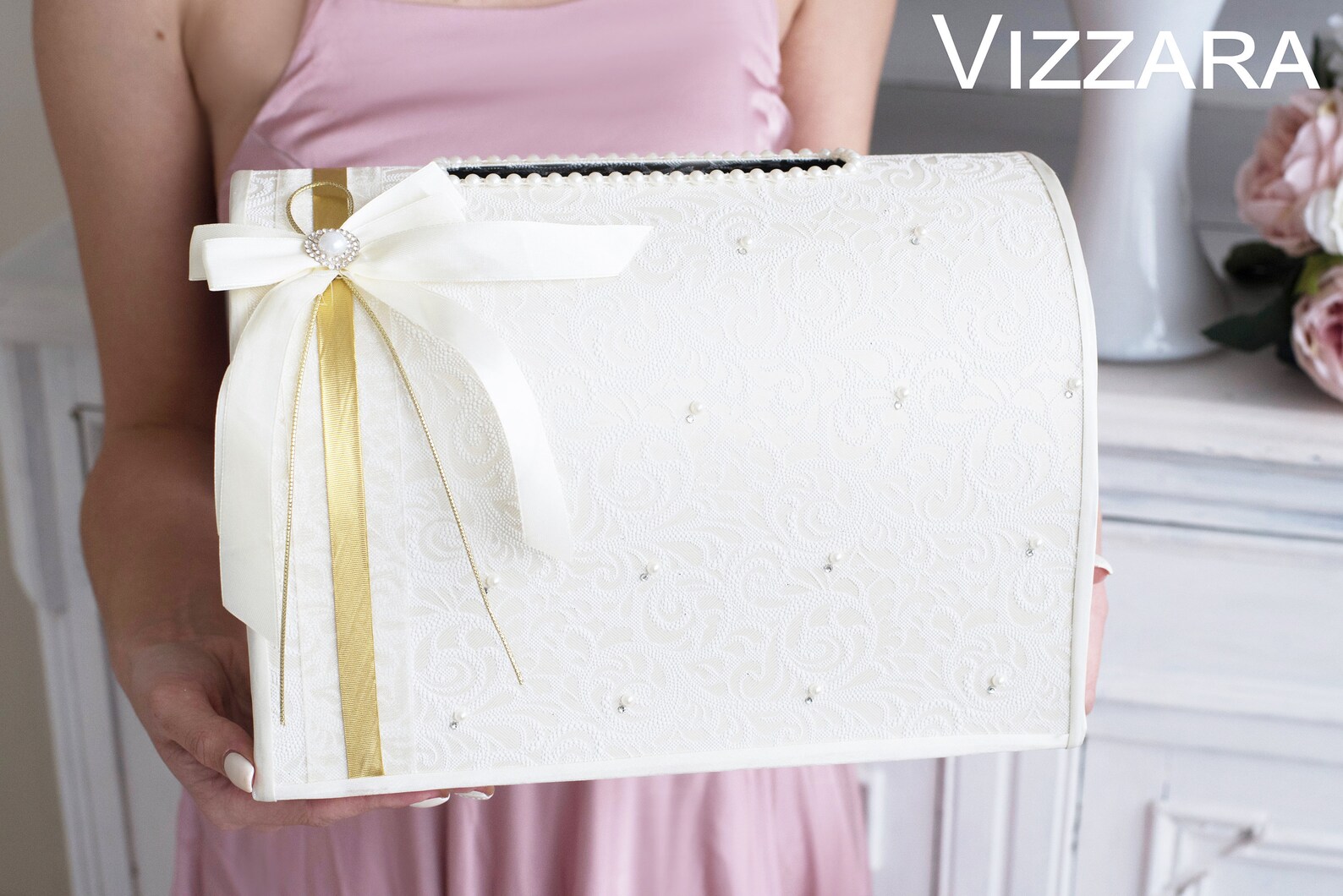 Box Wedding Card Ivory Weddings Personalized Card Box Wedding Etsy