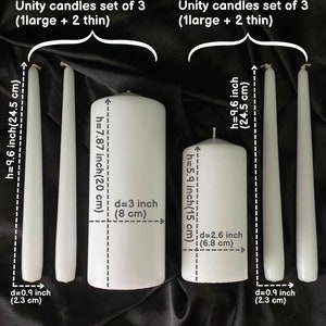 Wedding Candles Set of 3 Sage Green Wedding, Unity Candle Set for ...