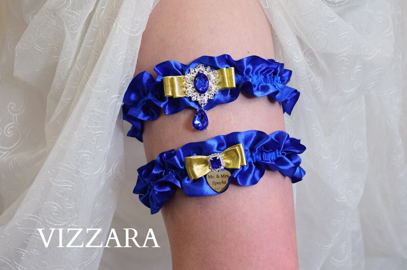 Wedding Garters Royal Blue Wedding Blue Wedding Garter Royal Etsy