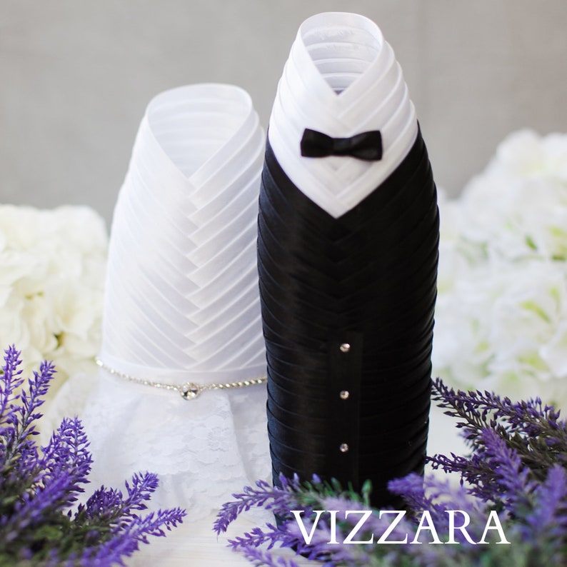 декорация бутылок