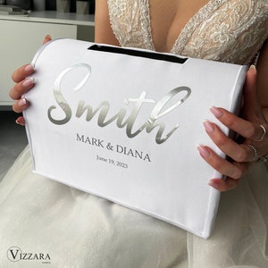 Boîte à cartes mariage Mariage blanc, Boîte personnalisée, Boîte à cartes de mariage Mariage blanc, Boîte à cartes Blanc, Boîte de mariage