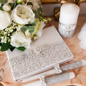 Wedding Card Box White and Silver Wedding, Personalized, Card Box White ...