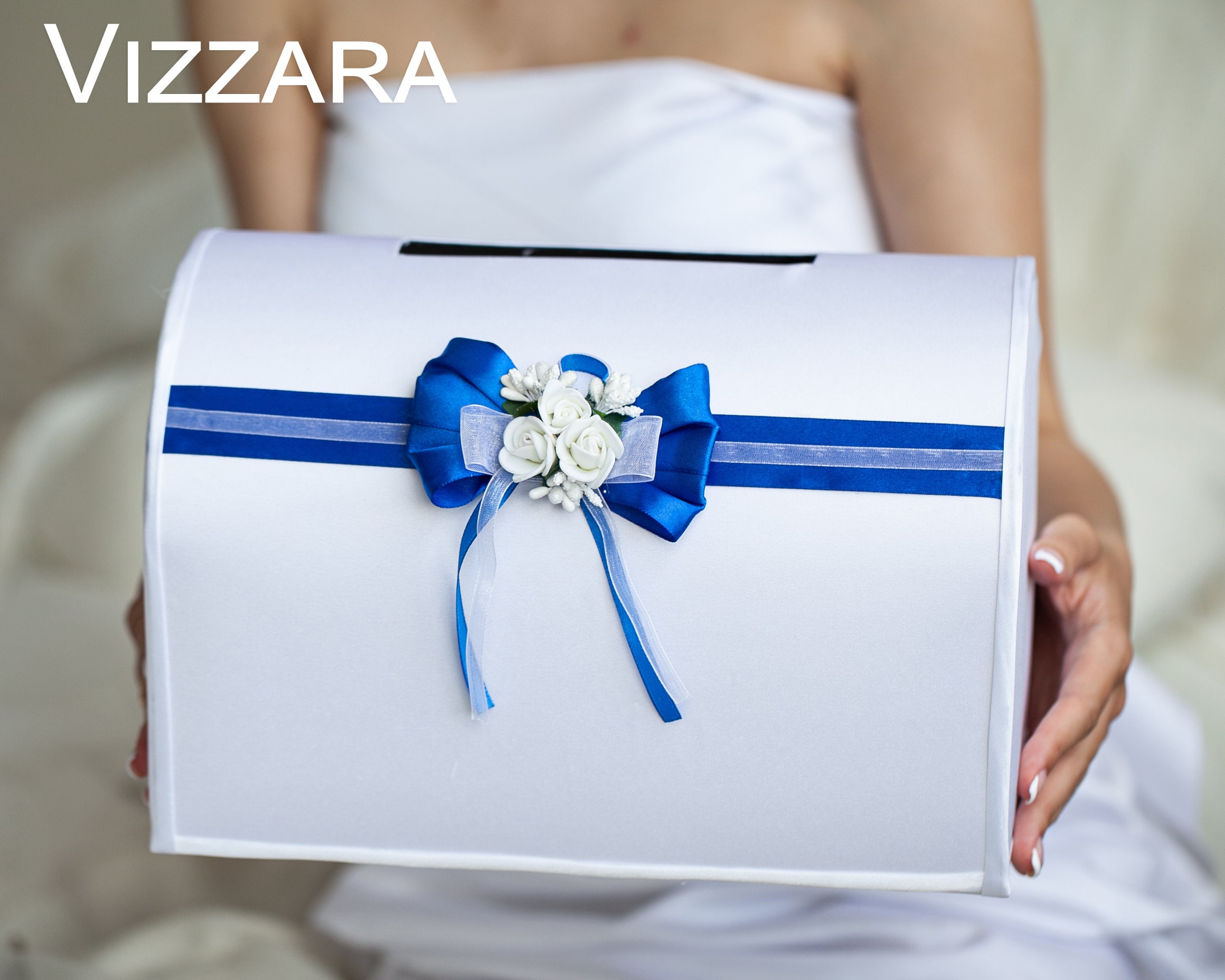 Romantico Fiore Nozze Cesto, Raso Pizzo Fiocco Design Strass Bambina Cestini Damigella Cestello per Cerimonia Matrimonio Decorazione Festa Portaoggetti da Parete Oggetti di Scena - Bianco - A