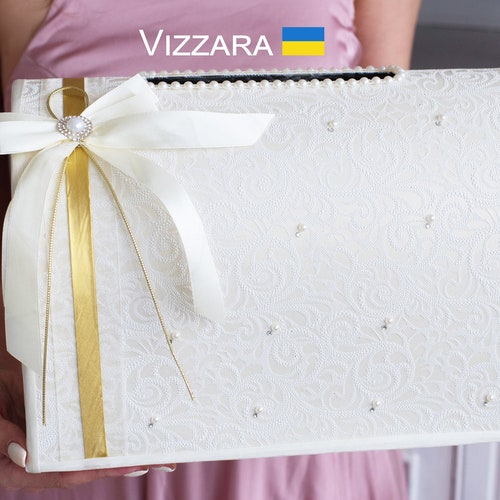 Box Wedding Card Ivory Weddings Personalized Card Box Wedding Etsy