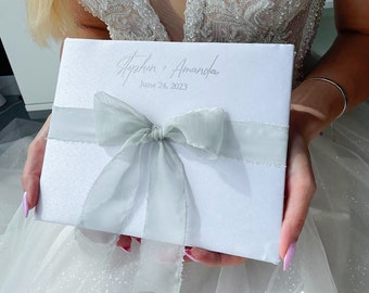 Wedding book Sage green wedding, Personalized book, Guest book Sage green wedding, Custom couple gift, Anniversary book Sage green, Wedding