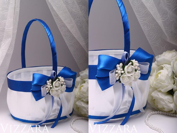 Girl Basket Flower Girl Basket Wedding Baskets Lace Wedding Etsy
