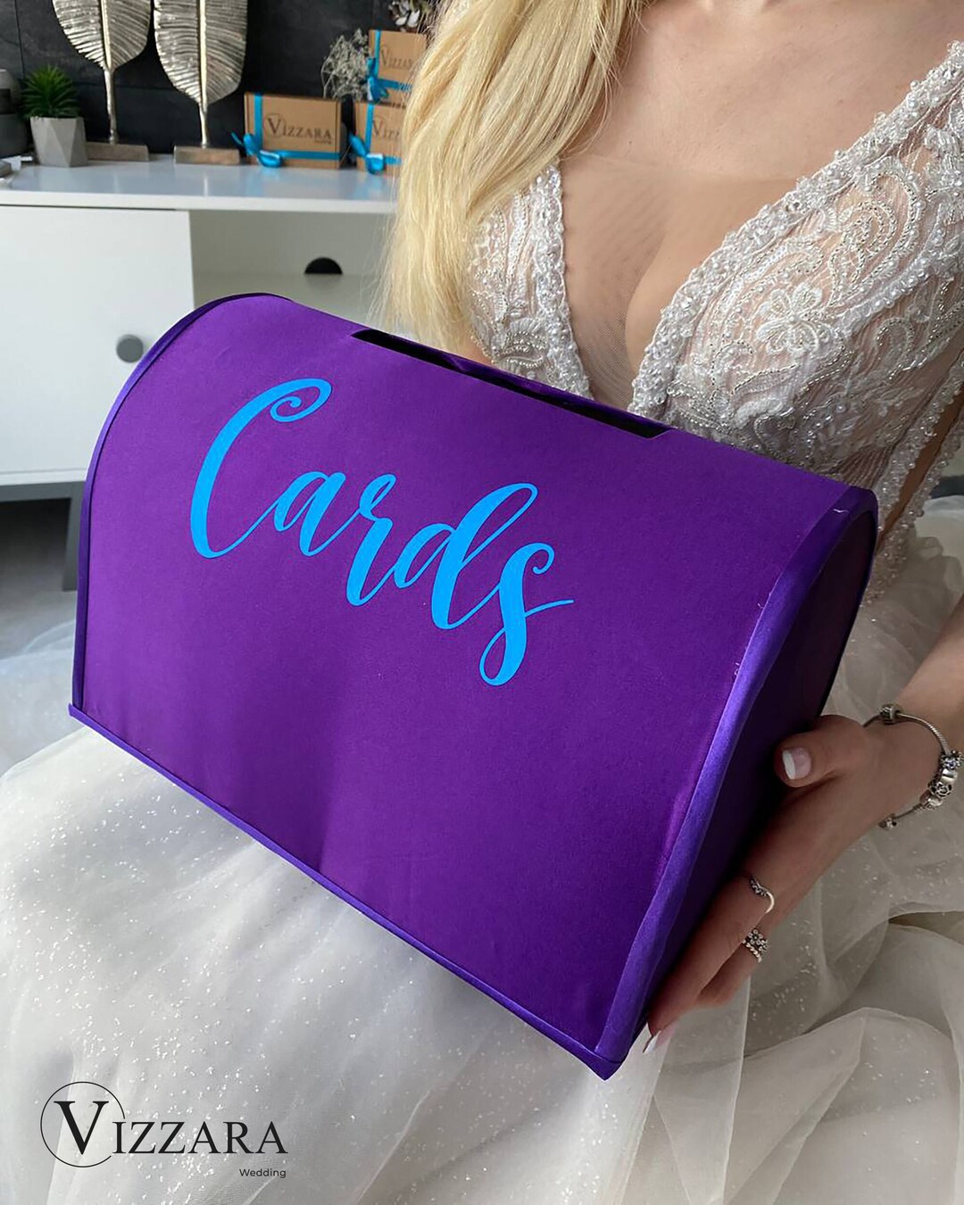 Card Box Purple Wedding, Wedding Card Box Purple Wedding, Money Box