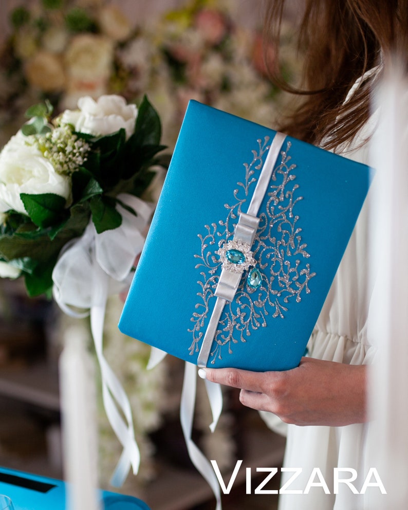 Flowers Girls Baskets Turquoise and Silver Weddings Basket Etsy