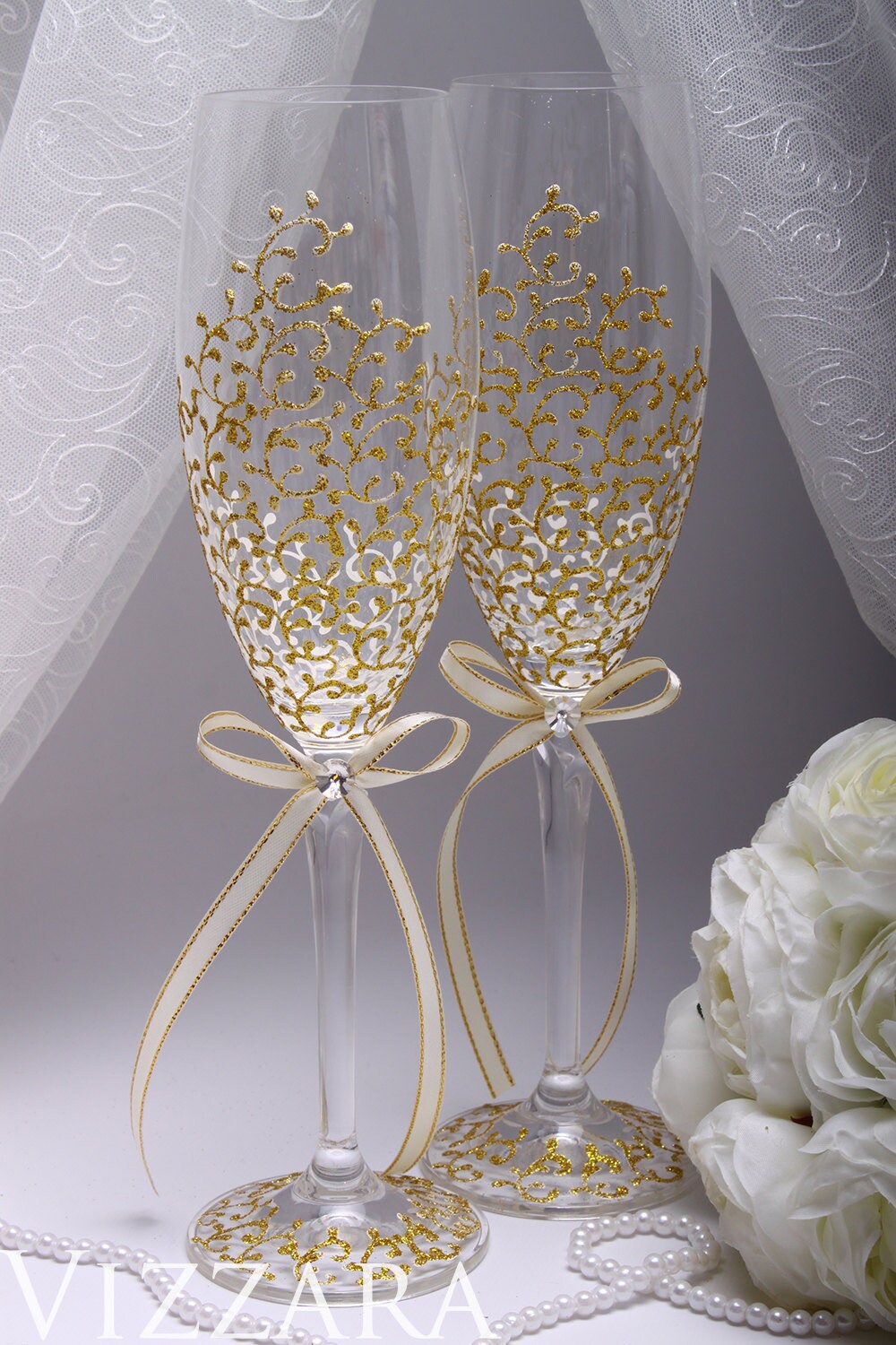Wedding cake serving sets Gold weddings Wedding cake champagne Etsy